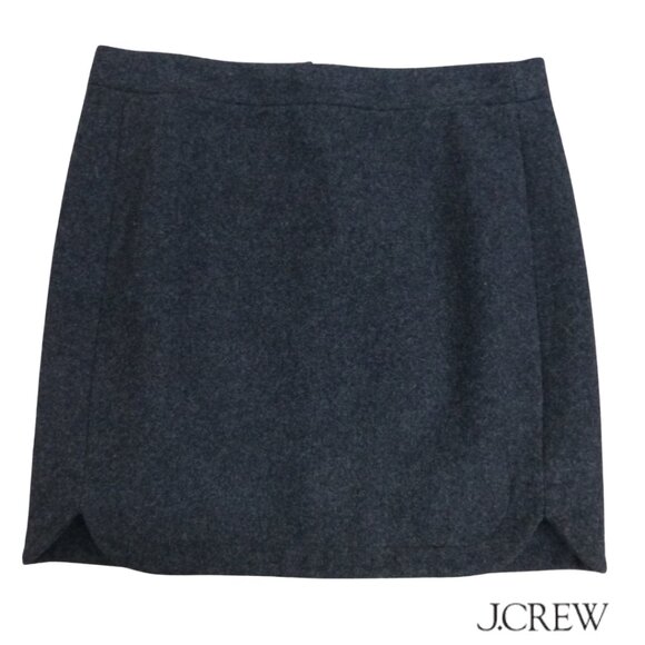 J.Crew Wool Blend Skirt (Size 2) - Picture 1 of 10